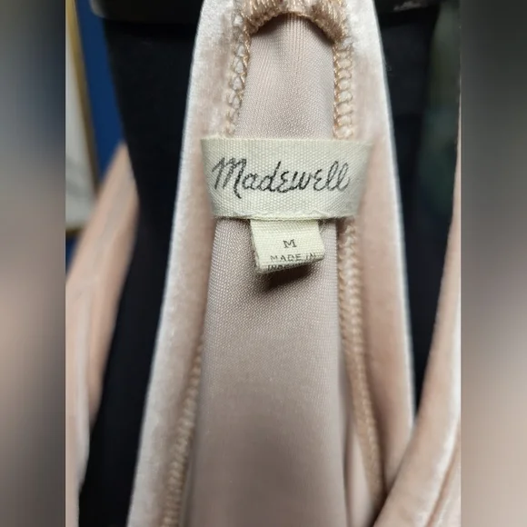 Madewell Velvet/Velour Bodysuit Size S - Picture 4 of 6